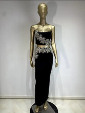 Load image into Gallery viewer, Black Opal Diamanté Two Piece - comes in two styles