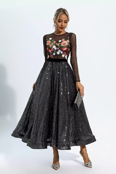 Pure Luxury Glitter Sequin Dress
