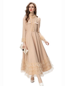 CC Strictly Beautiful Cascading Ruffle Lace Dress