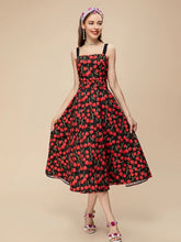 Load image into Gallery viewer, Cherry Blossom MIDI Dress