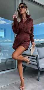 All Lacey Shirt and Shorts - comes in four colours