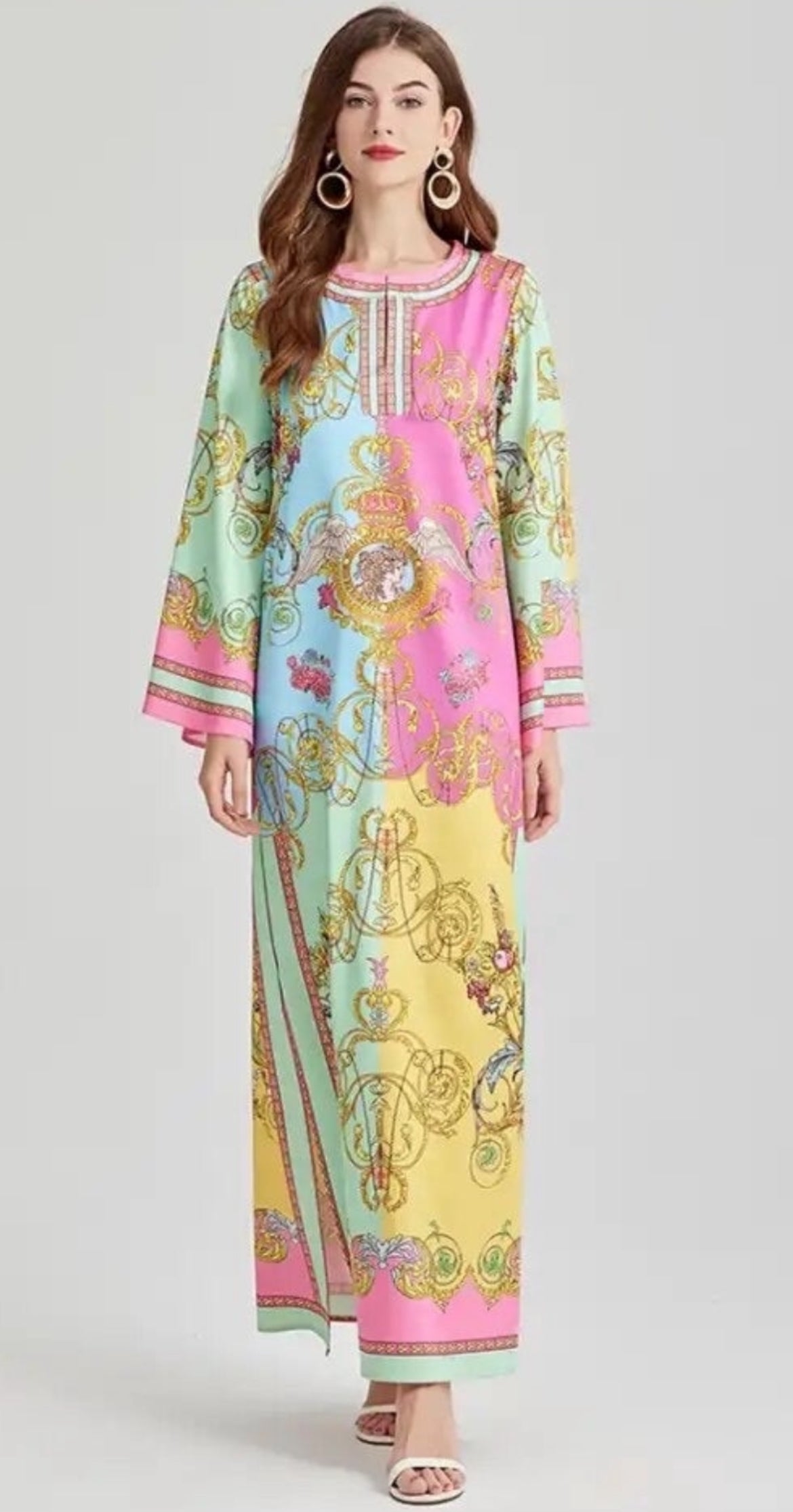 Bohemian free flowing Maxi Dress - comes in three colours