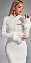 Load image into Gallery viewer, White Queen knitted dress