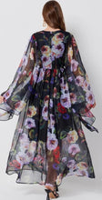 Load image into Gallery viewer, Silk Chiffon Maxi Robe Dress - comes in two colours