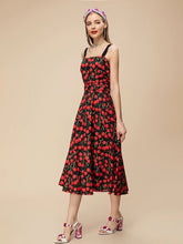 Load image into Gallery viewer, Cherry Blossom MIDI Dress