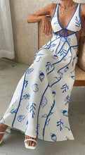 Load image into Gallery viewer, Blue Ocean Midi Dress