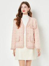 Load image into Gallery viewer, Pinky Wool Cardigan with pearls