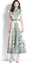 Load image into Gallery viewer, Paisley Maxi Dress - comes in navy, white or Green