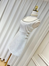 Load image into Gallery viewer, SUSIE COLLECTION Crystal Aline Mini dress - comes in two colours