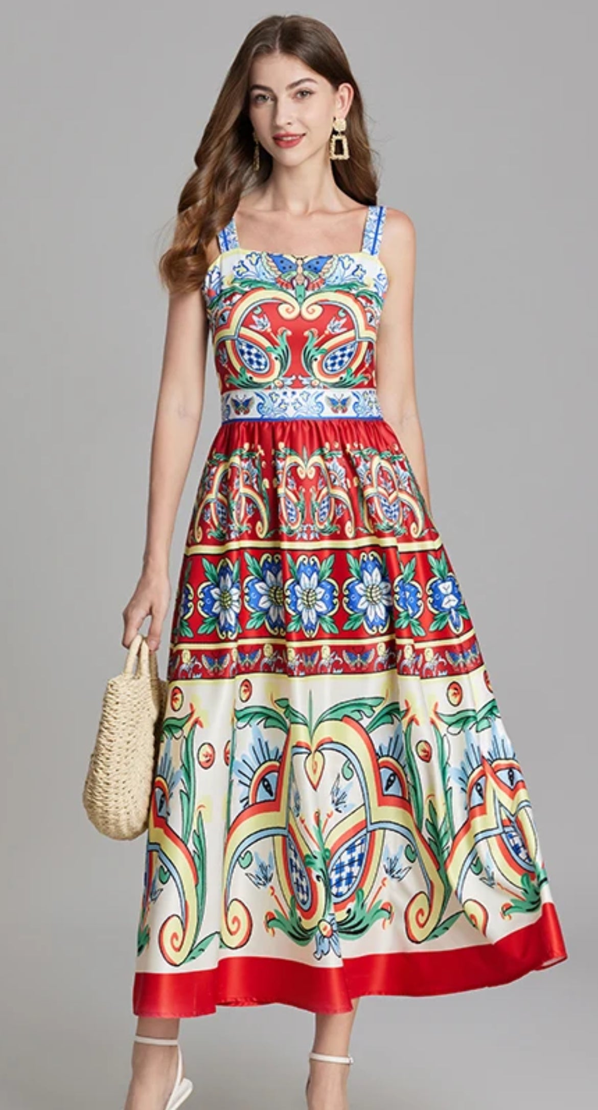 All Circus Sleeveless Midi Dress