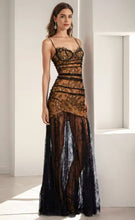 Load image into Gallery viewer, Black Lace Maxi Dress