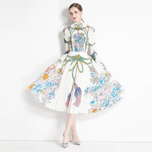 Load image into Gallery viewer, Butterflies and flowers Top and pleated Skirt