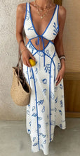 Load image into Gallery viewer, Blue Ocean Midi Dress