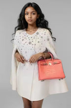Load image into Gallery viewer, Elegant Diamontees Cape Coat