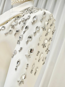 Sparkle Blazer Dress - comes in white and black