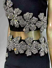 Load image into Gallery viewer, Black Opal Diamanté Two Piece - comes in two styles