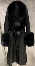Load image into Gallery viewer, PREMIUM Faux Fur Real Leather Coats - comes in 7 colours &amp; curve