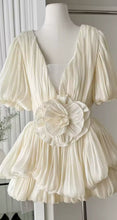 Load image into Gallery viewer, Baby Doll Beige Mini Dress