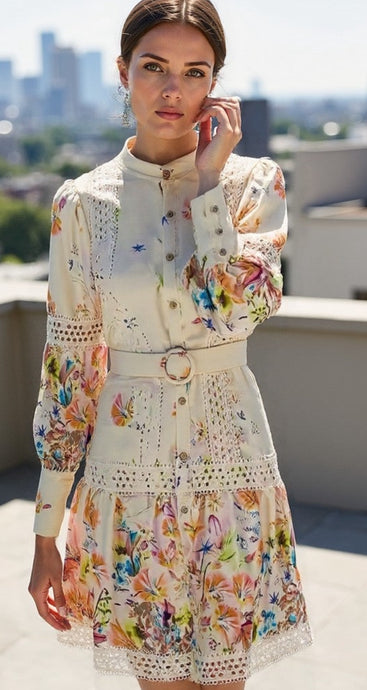 Lucky Heather Mini dress with belt