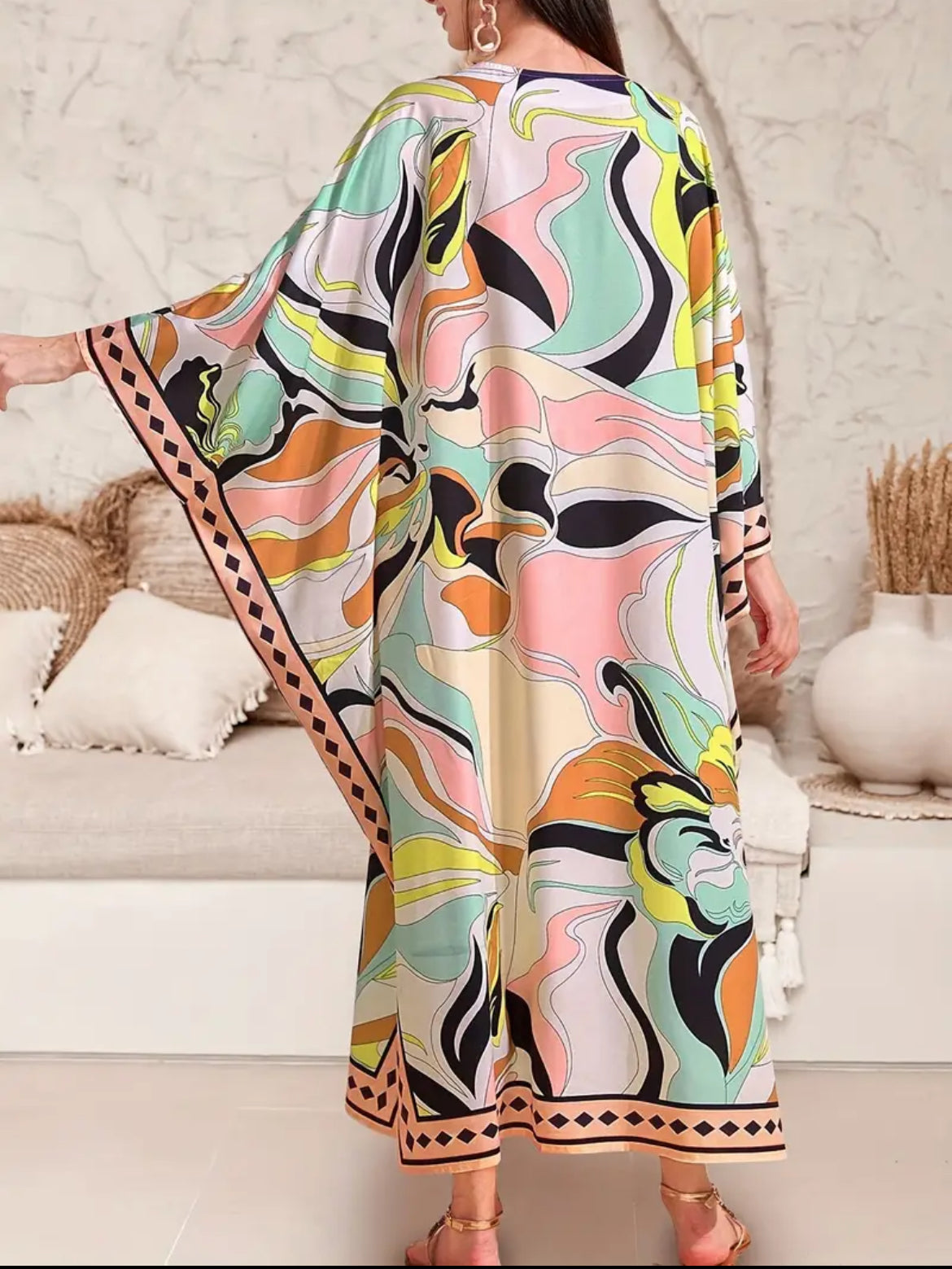All Pastels Kaftan