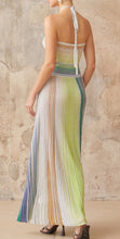 Load image into Gallery viewer, Premium Stripes &amp; Sparkle Maxi Knit Dress