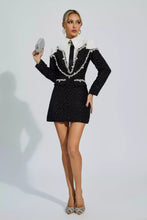 Load image into Gallery viewer, “Like a Star” Sequins &amp; Pearls Mini Dress