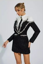 Load image into Gallery viewer, “Like a Star” Sequins &amp; Pearls Mini Dress