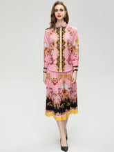 Load image into Gallery viewer, *NEW Strawberry cream print shirt+skirt set
