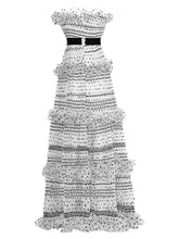 Load image into Gallery viewer, *NEW Sleeveless Mesh Polka Dot Maxi Dress - Comes White or Beige
