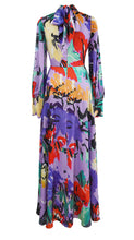 Load image into Gallery viewer, Comino London High Quality Frenulum Long Sleeve Maxi Dress Dress