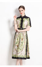 Load image into Gallery viewer, *NEW Short Sleeve Shirt Midi Dress with belt