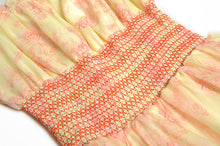 Load image into Gallery viewer, *NEW Pretty Drawstring Elastic Waist Cascading Ruffle Maxi Dress - Comes in Yellow &amp; Pink
