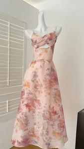 Pretty Floral Maxi Dress - comes in two colours