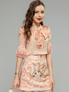 *NEW Rabat shirt & embellished skirt