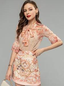 *NEW Rabat shirt & embellished skirt