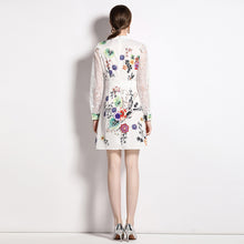 Load image into Gallery viewer, *NEW Flowers &amp; Lace Mini Dress