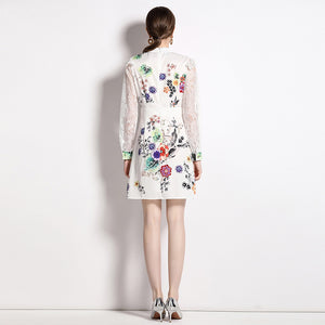 *NEW Flowers & Lace Mini Dress