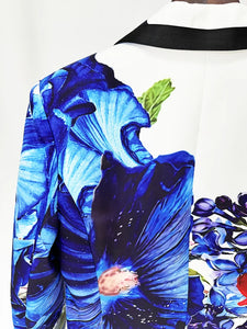 Gorgeous Blooming Floral Printed Blazer & Trouser Set