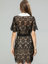 Load image into Gallery viewer, *NEW Elegant Lace Hollow Mini Dress