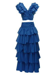 All the Ruffles two piece - comes in Red & Blue