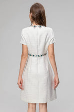 Load image into Gallery viewer, CC Diamond &amp; Beading Sequin Mini Dress
