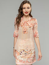 Load image into Gallery viewer, *NEW Rabat shirt &amp; embellished skirt