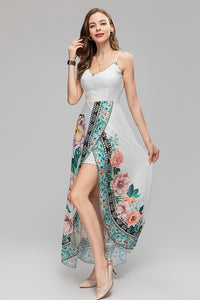 Floral Vintage Spaghetti Strap Dress