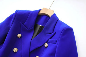 Luxury Blazer & Skirt Suits with Gold finishing  - Comes in 8 colours