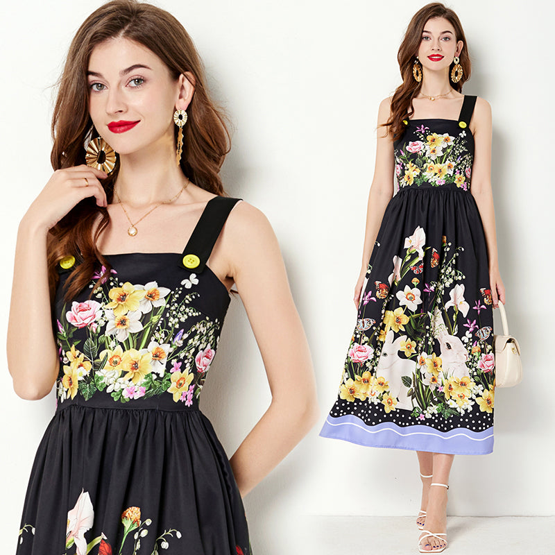 You bring me flowers midi dress