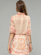 Load image into Gallery viewer, *NEW Rabat shirt &amp; embellished skirt