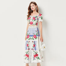 Load image into Gallery viewer, *NEW Rose Flower Two Piece Set