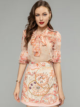 Load image into Gallery viewer, *NEW Rabat shirt &amp; embellished skirt