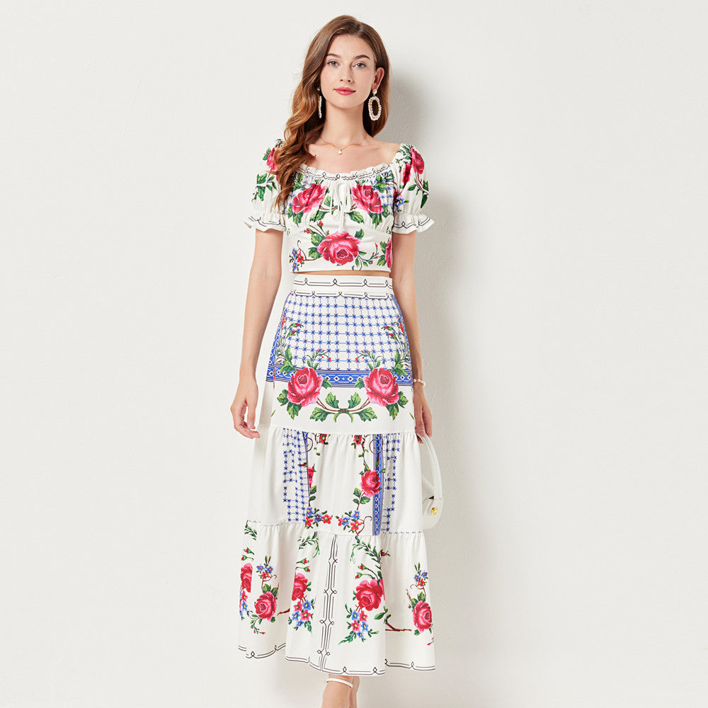 *NEW Rose Flower Two Piece Set