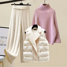 Load image into Gallery viewer, CC Winter Warm three piece knotted Set